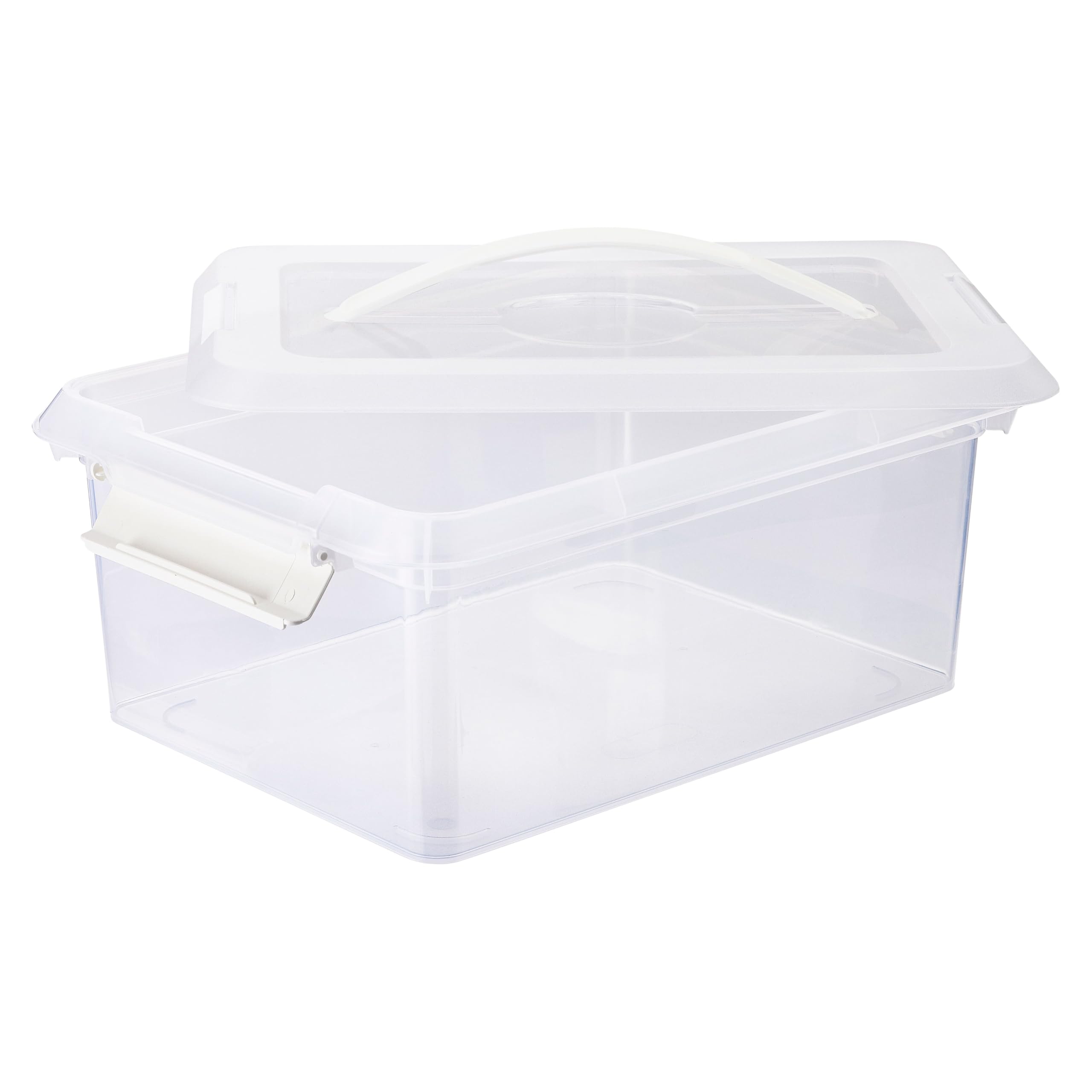 Amazon.com - Simply Tidy 14.5qt. White Storage Bin with Lid